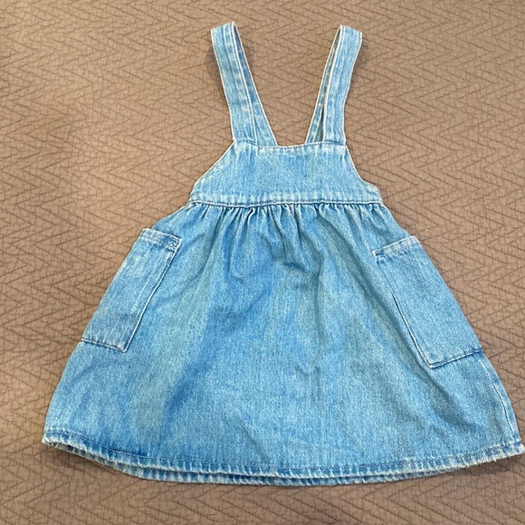 Baby Girls ZARA Denim Dress - Picture 3 of 7